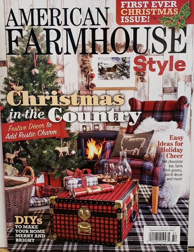 American Farmhouse Style Winter 2017 Christmas in the Country FREE SHIPPING CB - Image 1 of 1