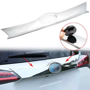 ABS Chrome Rear Door Trunk Lid Decoration Cover Trim for Toyota RAV4 2016-2018 - Bild 1 von 7