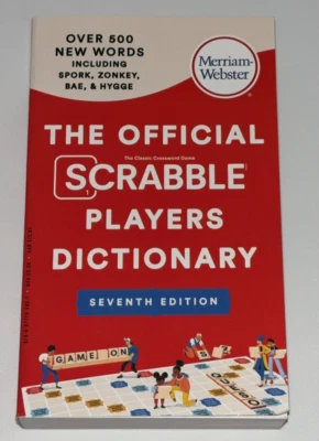 The Official Scrabble Players Dictionary Seventh Edition Newest Edition 2023 - Image 1 of 4