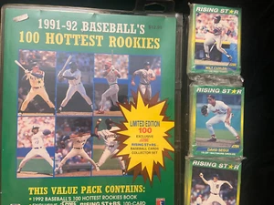 1991-1992 Score Baseball’s 100 Hottest Rookies Book & Cards Collector's Set NEW - Picture 1 of 3