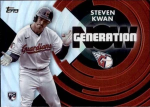 2022 Topps Update Generation Now GN-68 Steven Kwan Guardians RC - Imagen 1 de 1