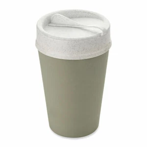 Koziol Thermo Mug Iso To Go, Insulated Mug, Concrete Grey, 400 ml, 7001698 - Picture 1 of 3
