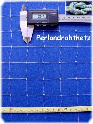 Katzenschutznetz, Maßzuschnitte 30mm Masche, 0,6mm STARK, Schutznetz TRANSPARENT - Bild 1 von 4