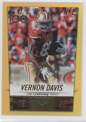 2014 Panini Hot Rookies Gold Zone 46/50 Vernon Davis #279 - Image 1 of 3