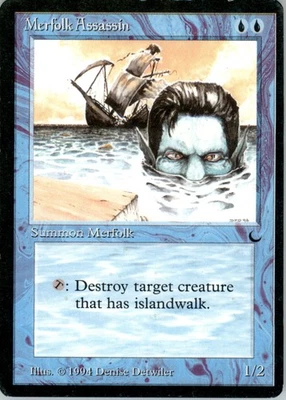 Merfolk Assassin - The Dark - MP - Magic the Gathering - Image 1 of 2