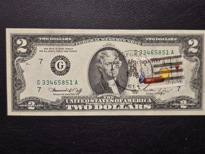 1976 Two Dollar Federal Reserve Note $2 First Day of Issue Postmarked UNC - Image 1 of 4