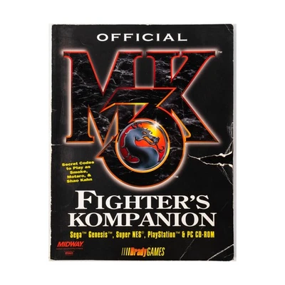 BradyGames Strategy Guide Mortal Kombat 3 - Fighter's Kompanion  Fair+ - Image 1 of 2