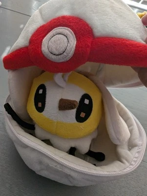 Pokemon Cutiefly And Premier Zipped Poke Ball Plush 8” Soft Toy Tomy 2017 - Image 1 of 4