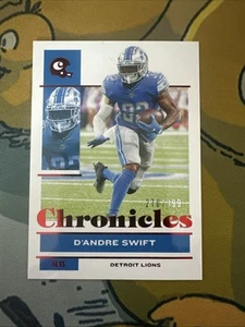 2021 Panini Chronicles D’Andre Swift Rookie Pink #32 Detroit Lions RC /399 - Picture 1 of 2