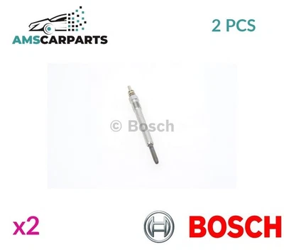 ENGINE GLOW PLUGS 0 250 202 141 BOSCH 2PCS NEW OE REPLACEMENT - Image 1 of 4