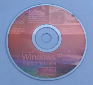 CD Microsoft Windows XP Édition Familiale SP2 – CD original OEM (Français) - Picture 1 of 1