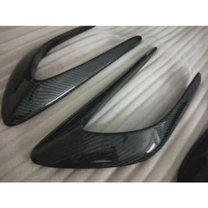 2X Carbon Fiber Side Fender Canards for Mercedes W205 C43 C63 C63s Coupe AMG15+ - Picture 1 of 4