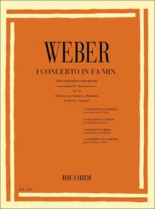 Concerto n. 1 in Fa min. Op. 73 | Carl Maria von Weber | Partitur | 1984 - Bild 1 von 1
