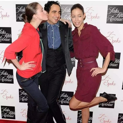 Z Spoke Zac Posen Burgundy Shirt Dress 100% Silk City Chic Going Out Date Zipper - Image 1 of 4