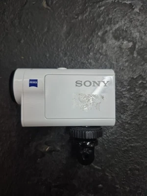 Sony HDR-AS300 Action Cam Digital Hd Video Camera Recorder White With battery - Image 1 of 4