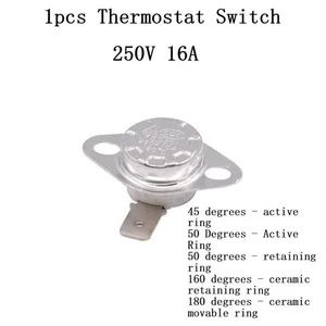 Temperature Switch Normally Open & Closed Thermostat Switch Push Button Type New - Picture 1 of 6