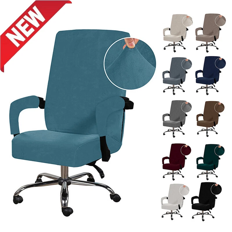 Computertisch-Stuhlbezug Stretch-Büro-Aufgabenbezug Drehbarer Sitzbezug Für ↲ - Bild 1 von 4