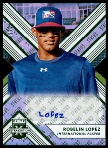 2018 Panini Elite Extra Edition Autographs Robelin Lopez Auto International #189 - Picture 1 of 2