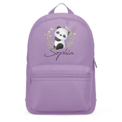 THE CLOTHING SHED Personalisierter süßer Panda Mini Rucksack Geburtstag Start Kinderzimmer Kinder zurück zu...