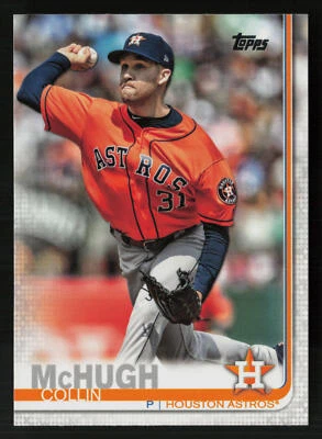 2019 Topps Collin McHugh #674 Houston Astros Baseball Card - Image 1 of 2