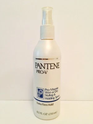 Винтажный спрей для влажной или сухой укладки и удержания 90-х Pantene Pro-V 8,5 унции - Изображение 1 из 2