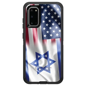 OtterBox Defender for Galaxy S (Choose Model) US Israel Flag Waving - Picture 1 of 10