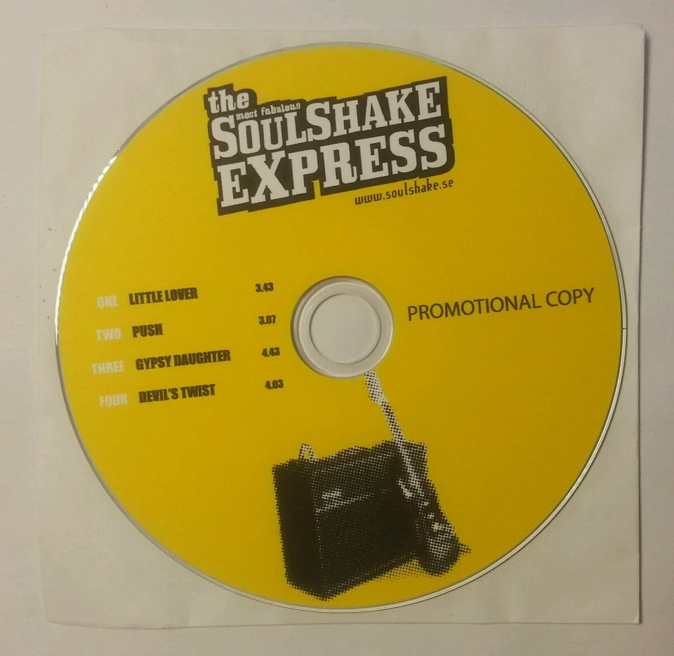 THE SOULSHAKE EXPRESS 4song Promo CD | SWE Cream Canned Heat Ten Years After rar - Bild 1 von 1