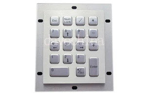 Metal Industrial Numeric Keypad 18 Keys Rugged Vandal Proof Keyboard - Picture 1 of 8