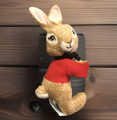 Peter Rabbit Flopsy Bunny Plush Hugger Slap Bracelet Red Coat Stuffed Animal Toy - Image 1 of 4