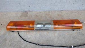 Vintage ECCO 54" Amber Wrecker Warning Rotating Hallogen Light Bar 12V - Picture 1 of 23