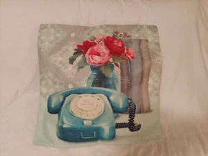 Old Phone Pillow Cover. 18x18. - Picture 1 of 4