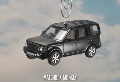 Noir Land Rover Discovery 3 LR3 TDV6 Noël Ornement 1/76 4x4 Gamme 4 5 - Photo 1/4