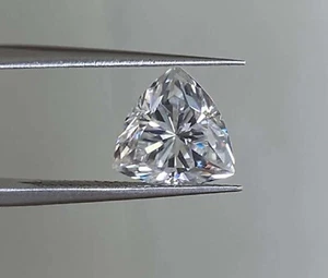 LAB-GROWN CVD DIAMOND 4.00 CT VVS1 CLARITY TRILLION CUT EGL LOOSE GEMSTONE - Picture 1 of 11