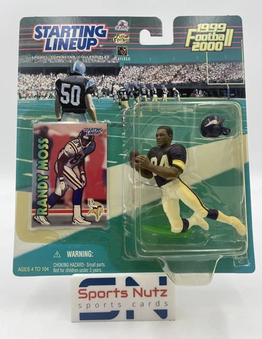 Randy Moss starting lineup FIGURINE WITH CARD '00-'01 NFL Cover
