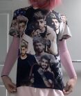 T-shirt manches courtes Zayn Malik One Direction collage hommage