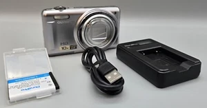 Olympus Digital Camera VR-310 14.0MP Silver *Tested* - Picture 1 of 14