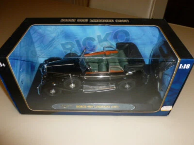 die cast 1/18  Ricko  rare- modellino nuovo horch 930v cabriolet 1939 limited ed - Immagine 1 di 4