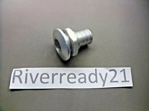  Bilge Pump Hose Outlet Livewell 3/4 Fitting Aluminum Jet-ski Sea-doo Boat PWC - Picture 1 of 4