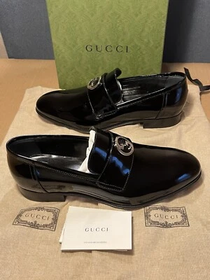 Authentic Gucci Men’s Interlocking G Loafers Size 6.5 - Image 1 of 4