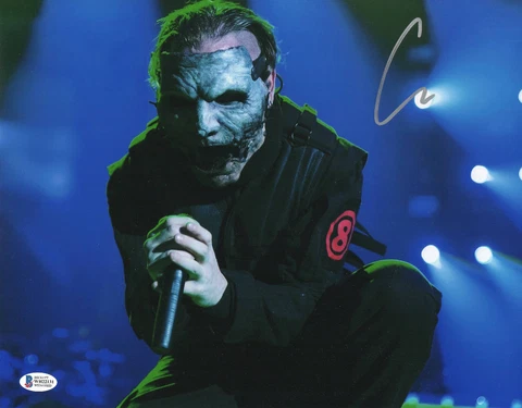COREY TAYLOR SIGNED AUTOGRAPH 'SLIPKNOT' 'STONE SOUR' 11X14 PHOTO BECKETT 194 Cover