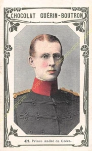 Chromo Trade Card Photo Prince André Of Greece Circa 1870 1913 - Picture 1 of 2