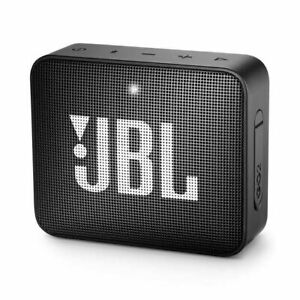 JBL GO 2 Portable Bluetooth Waterproof Speaker Black (JBLGO2BLKAM)