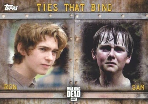 2017 The Walking Dead Season 6 Ties That Bind #F5 Ron Anderson & Sam Anderson - Picture 1 of 2