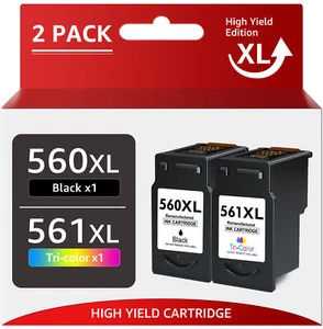 Druckerpatronen für Canon PG 560 CL561 XL PIXMA TS5350 TS 5351 5353 7450 7451 - Bild 1 von 15