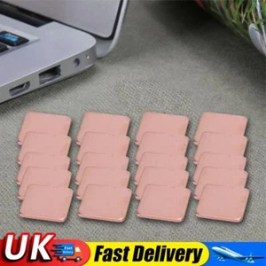 20 pcs 15mmx15mm 0.3mm Heatsink Copper Shim Thermal Pads for Laptop UK - Bild 1 von 5