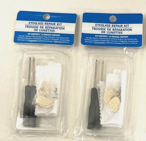 2X Kit de Reparación de Anteojos Universal Gafas de Sol Destornilladores Tornillos Almohadilla para Nariz - Imagen 1 de 4
