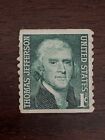 Thomas Jefferson 1 cent antyczny znaczek pocztowy - zielony rzadki vintage 