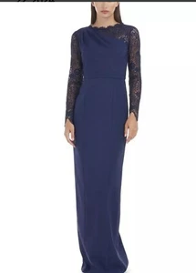 Vestido de noche largo asimétrico para mujer JS Collections talla 14 - Imagen 1 de 5
