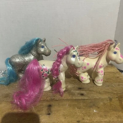 Vintage 90s Cabbage Patch Kids Magic Pony Lot Toy Horses Collectible Figures - Image 1 of 4