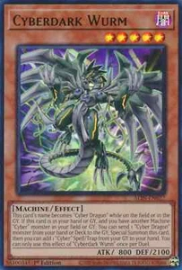Yugioh NM Cyberdark Wurm - ALIN-EN027 - Ultra Rare 1st Edition - Bild 1 von 1